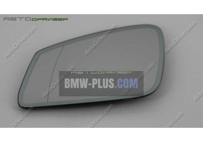 Зеркальный элемент с обогревом, левый BMW 5' 7' 51167186587